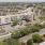 Aerial view of Sage at Stone Oak senior living apartments in San Antonio, TX, featuring the apartment exterior.